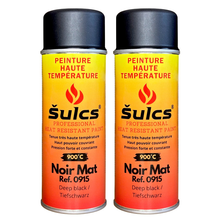 Peinture Noir Haute Température 400ML